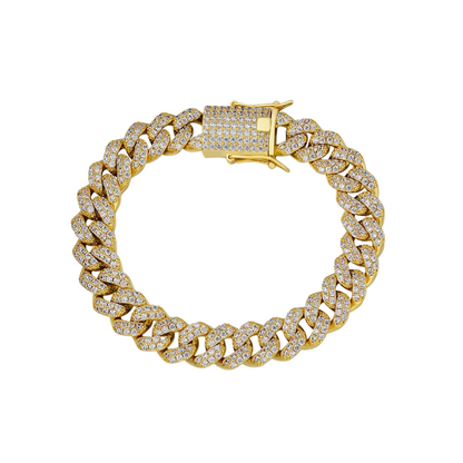 Encrusted Cuban Link Bracelet