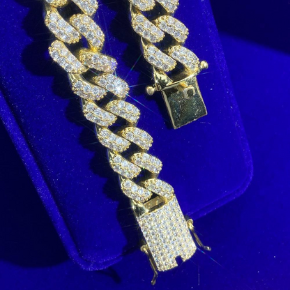 Encrusted Cuban Link Bracelet