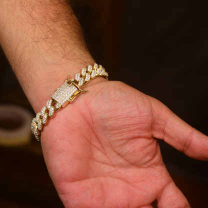 Encrusted Cuban Link Bracelet